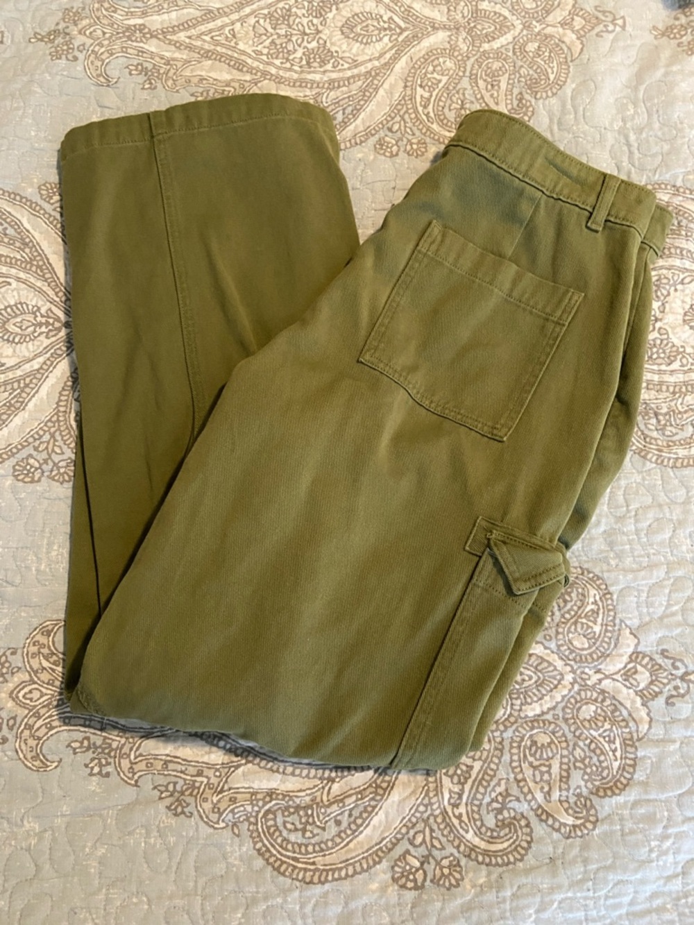 PINK Victoria's Secret Green Utility Pants